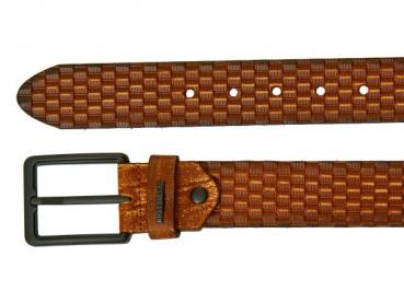 Gürtel Rusty Neal, cognac/schwarz
